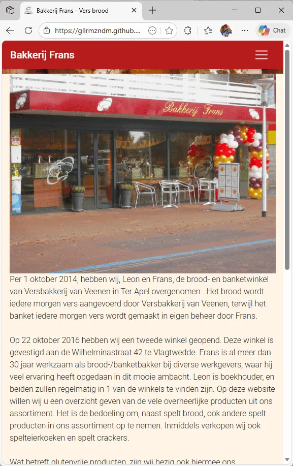 Bakkerij Frans